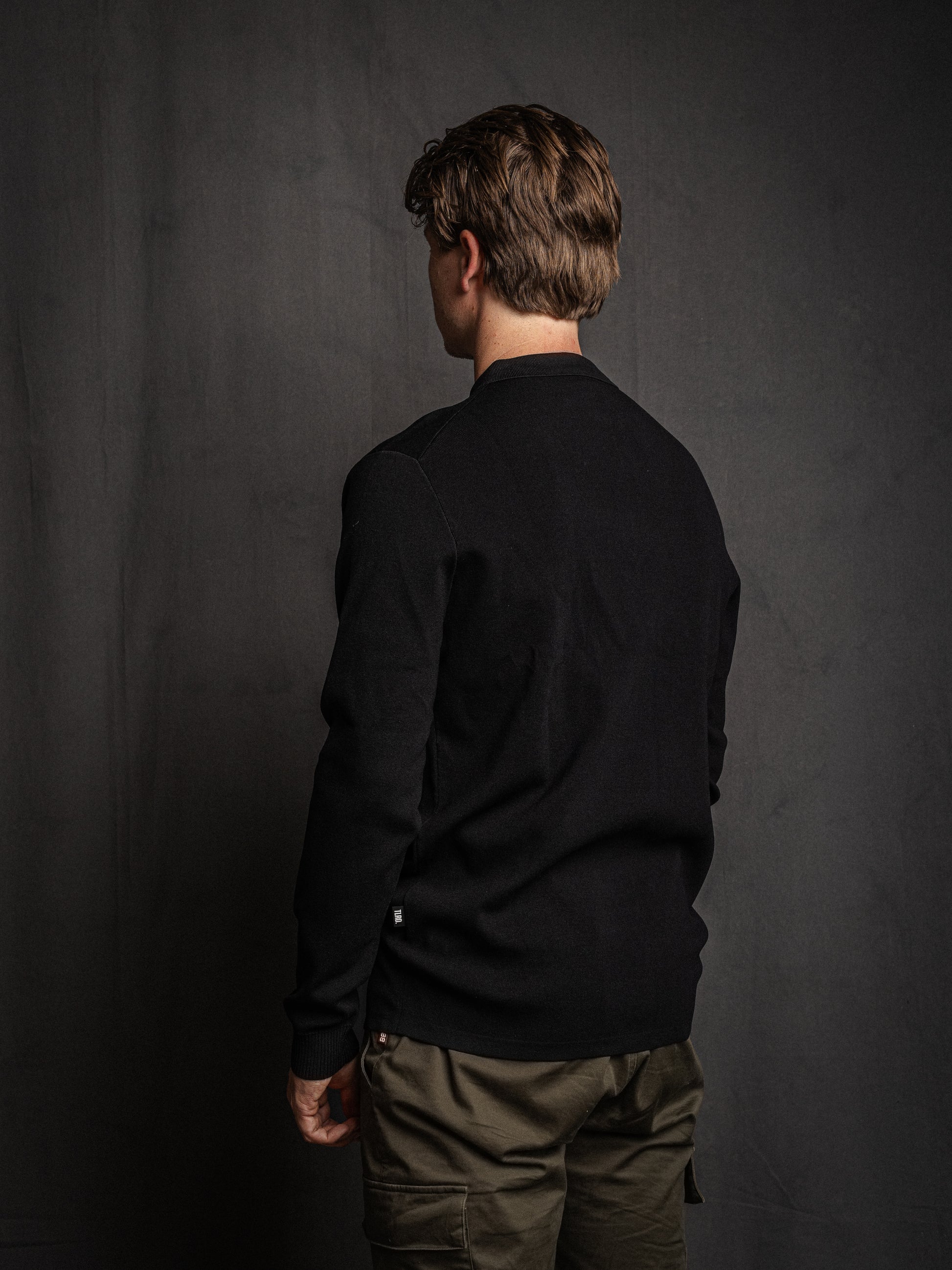 Polo lange mouw met rits (sample)