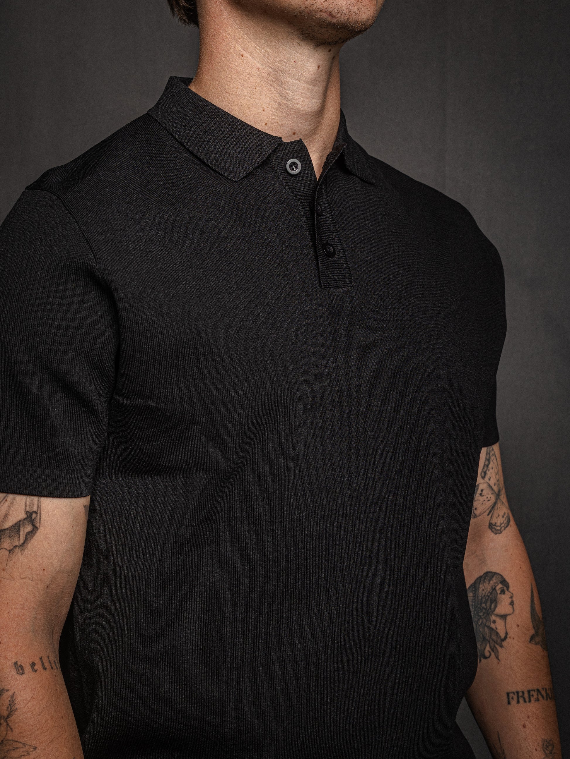 Half Button Polo (sample)