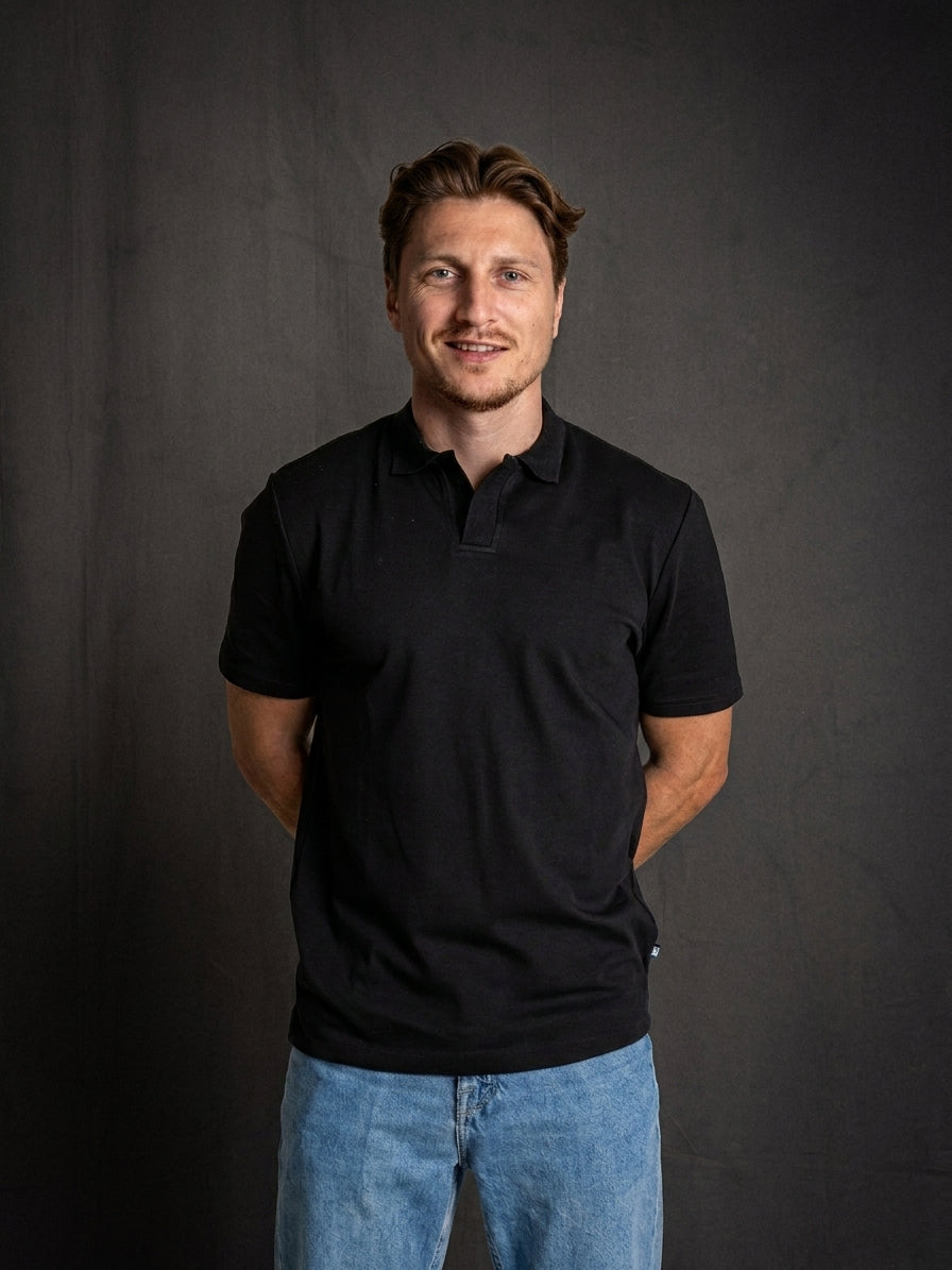 TLRD V-neck polo (Katoen)