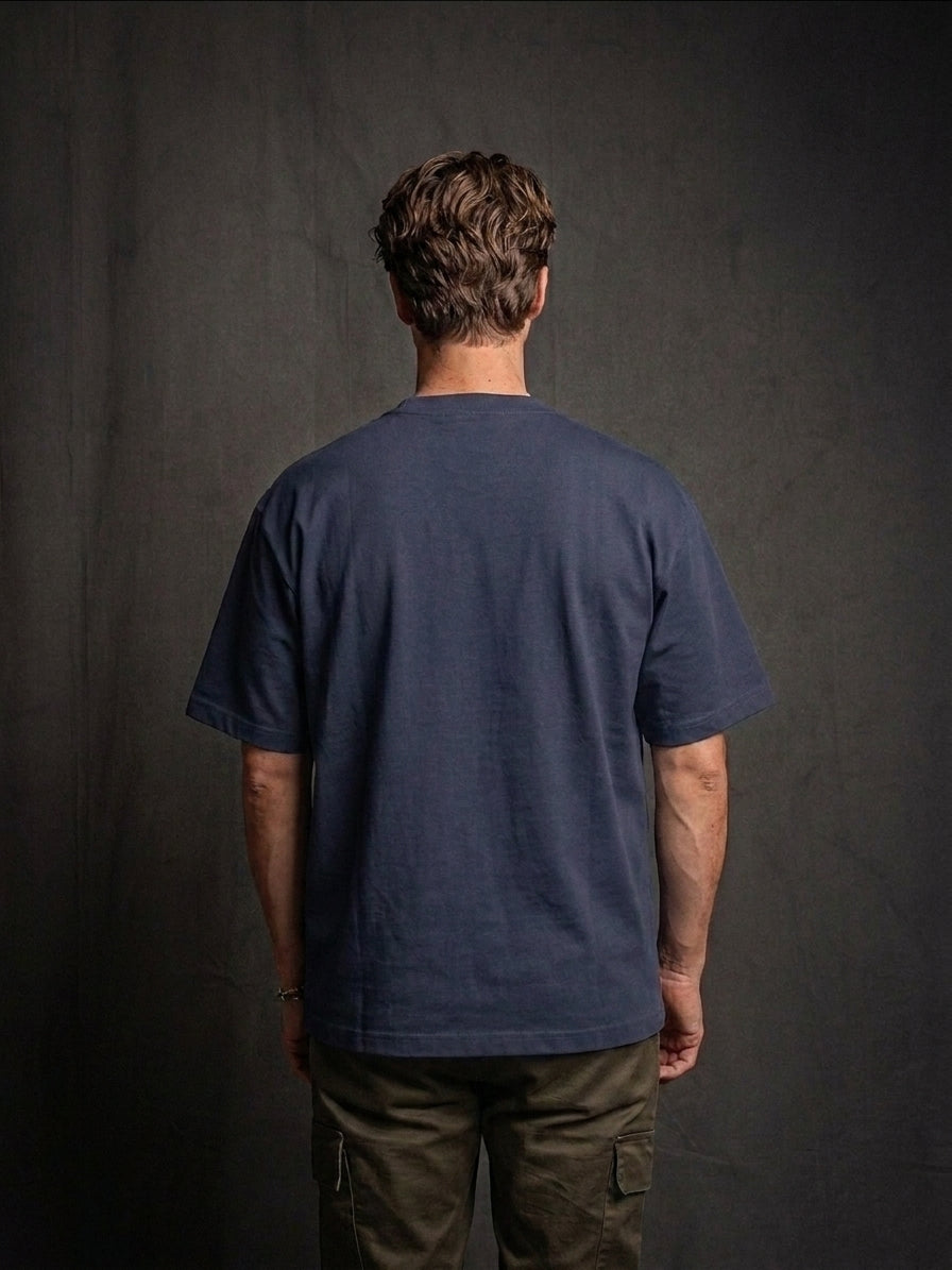 T-shirt oversized navy