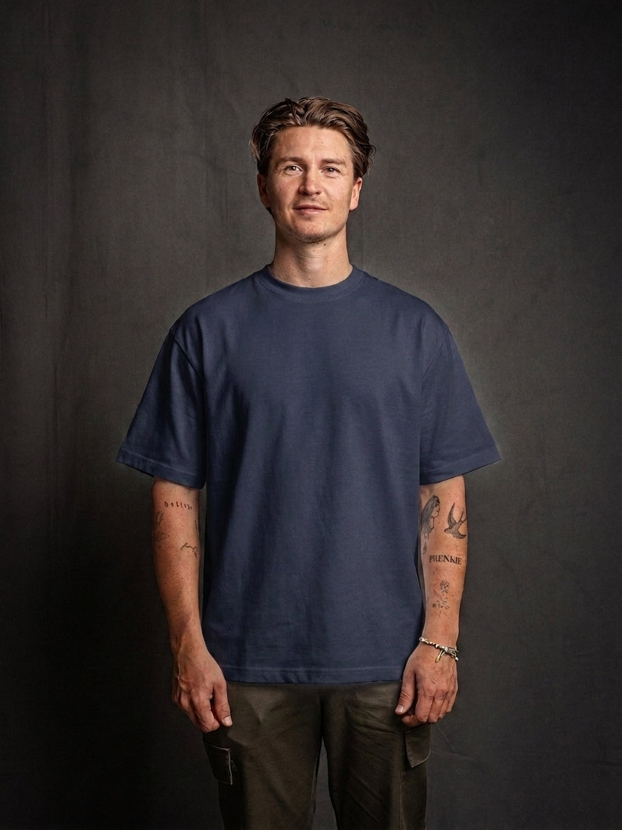 T-shirt oversized navy